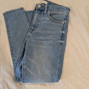 Madewell Light Blue Straight Leg Jeans